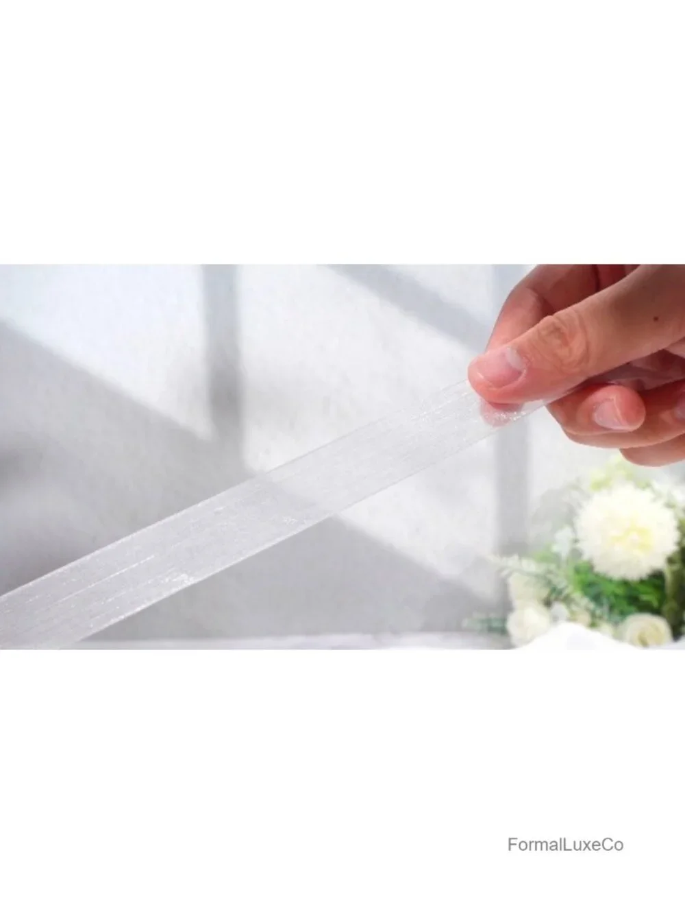 2 Pack Rhinestone Bridal Wedding Dress Sash Belt Crystal Diamond Ribbon Wedding